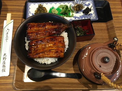 成田山 大野屋旅館 うなぎ